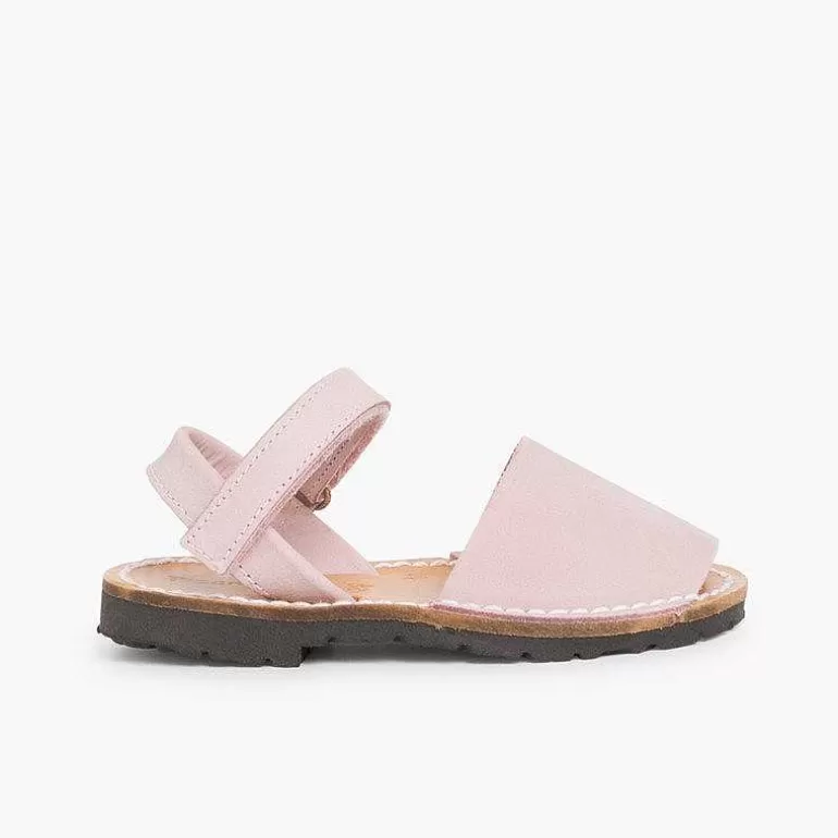 Online Nubuck Avarcas Menorcan Riptape Sandals Girls Avarcas Menorcan Sandals