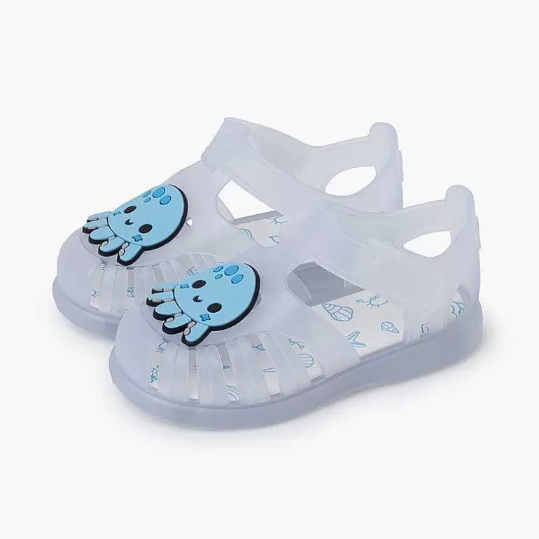 Discount Octopus Jelly Sandals Hook-And-Loop Fastener Girls Jelly Sandals And Beachwear