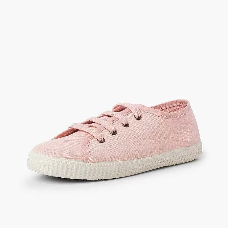 Outlet Organic Vegan Canvas Trainers Girls Trainers