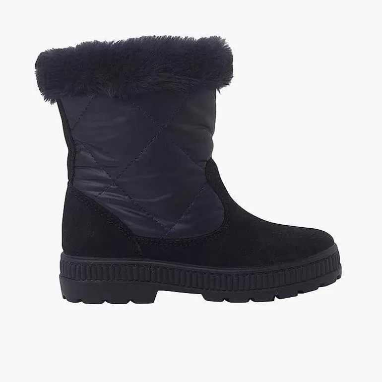 Shop Padded Fur Collar Boots Women Boots