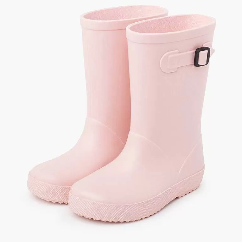 Hot Pastel Buckle Rain Boots Girls Wellies