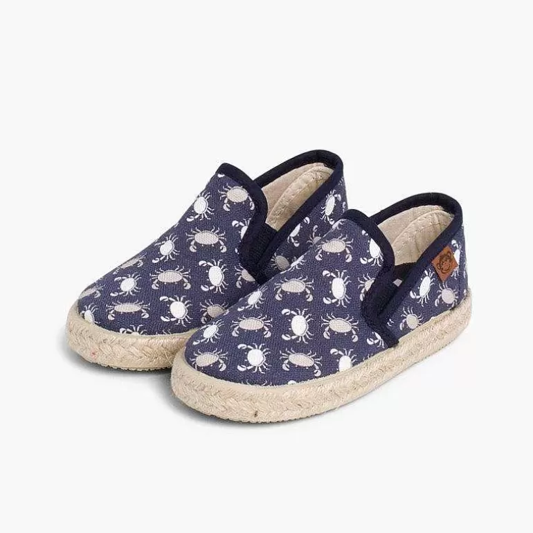 Best Printed Clasticated Canvas Trainers With Espadrille Sole Girls Trainers