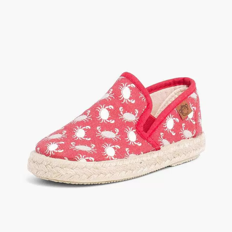 Best Printed Clasticated Canvas Trainers With Espadrille Sole Girls Trainers