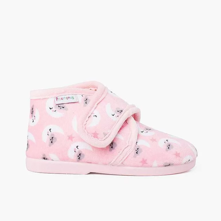 Flash Sale Printed Slip-On Closure House Boots Girls Slippers