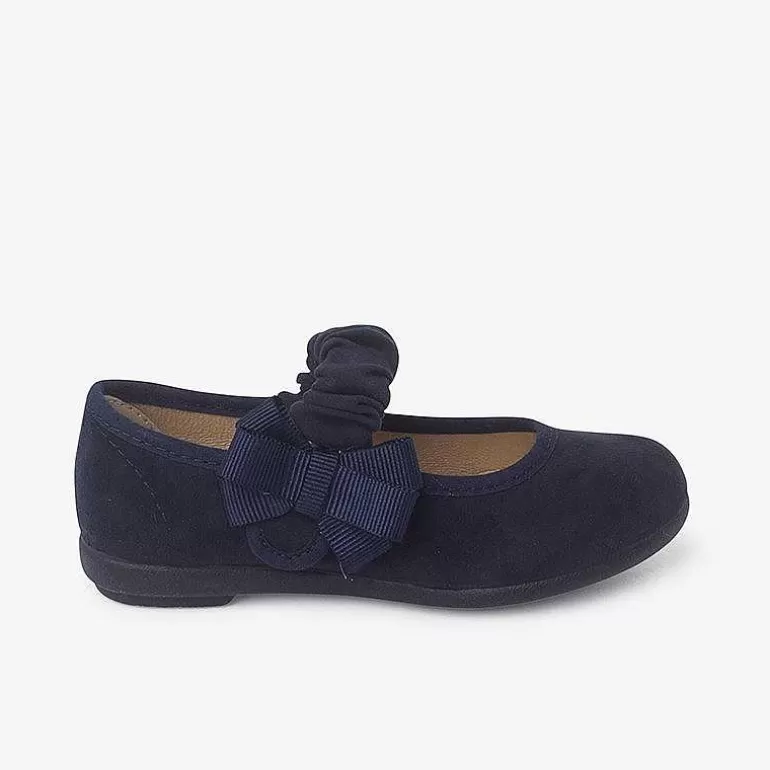 Outlet Ruffled Ribbon Mary Janes With Bow Girls Mary Janes