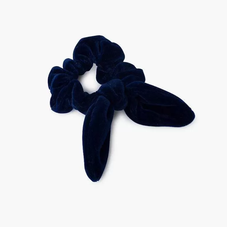 Hot Scrunchie Velvet Scrunchie With Bow Hair Accessories