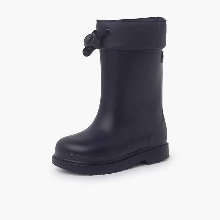 Shop Sheepskin Lining Wellies Adjustable Fastener Girls Wellies