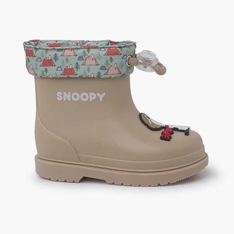 Flash Sale Snoopy Water Boots Adjustable Collar Girls Wellies