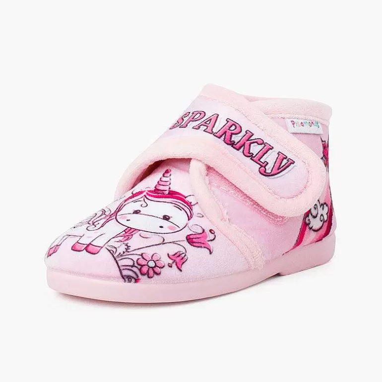 Flash Sale Sparkly Slip-On Slippers Girls Slippers