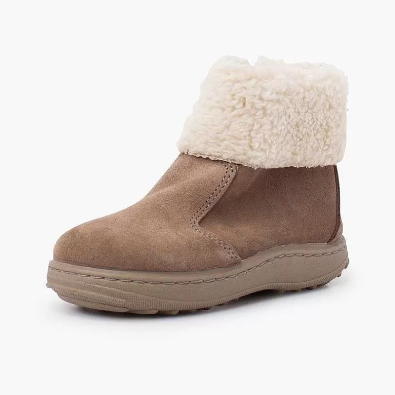 Fashion Sport Sole Boot With Zipper And Shearling Girls Boots