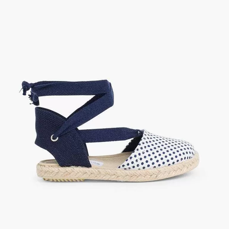 Fashion Spotty Valencia Espadrilles Girls Espadrilles