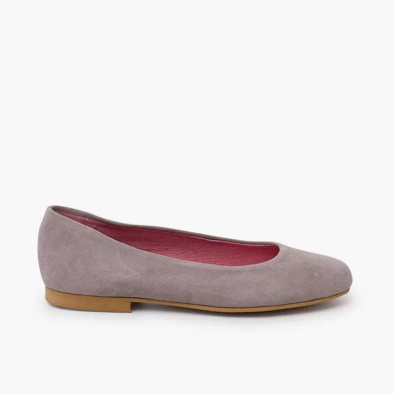 Store Suede Ballet Pumps With Dress Sole Women Ballet Pumps And Flats