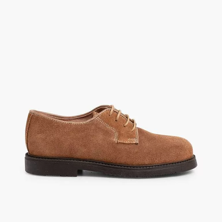 Sale Suede Blucher Shoes Boys Brogues And Bluchers