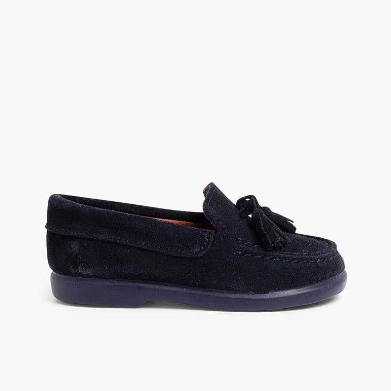 Fashion Suede Tassel Moccasins Boys Moccasins And Loafers