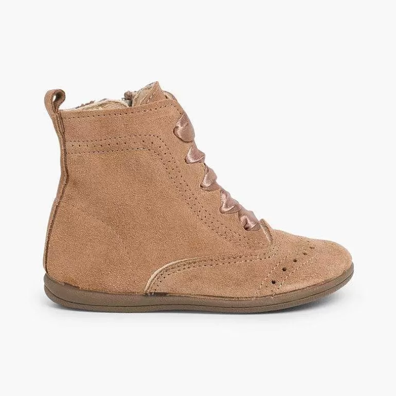 Cheap Suede Zip-Up Pascuala Boots Girls Boots