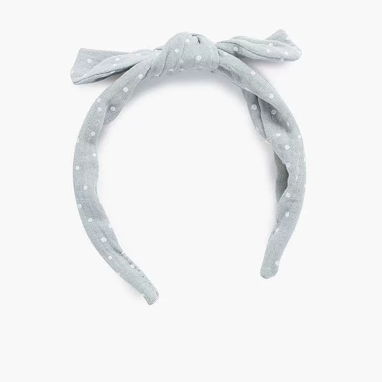 Outlet Ties Headband With Polka Dots Hair Accessories