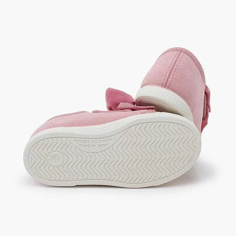 Shop Velvet Bow Trainers Girls Trainers