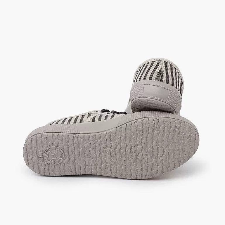 Fashion Wide-Soled Striped Trainers Girls Trainers